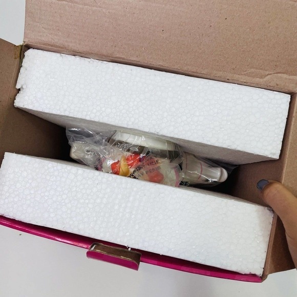 Disney Treasure Craft Alice in Wonderland Teapot Treat jar cookie jar In Box - Picture 6 of 9